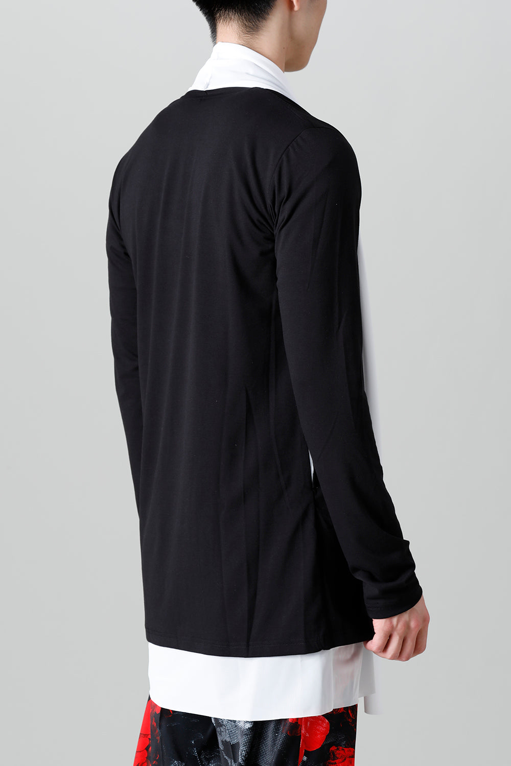 Layered Cardigan Black & White