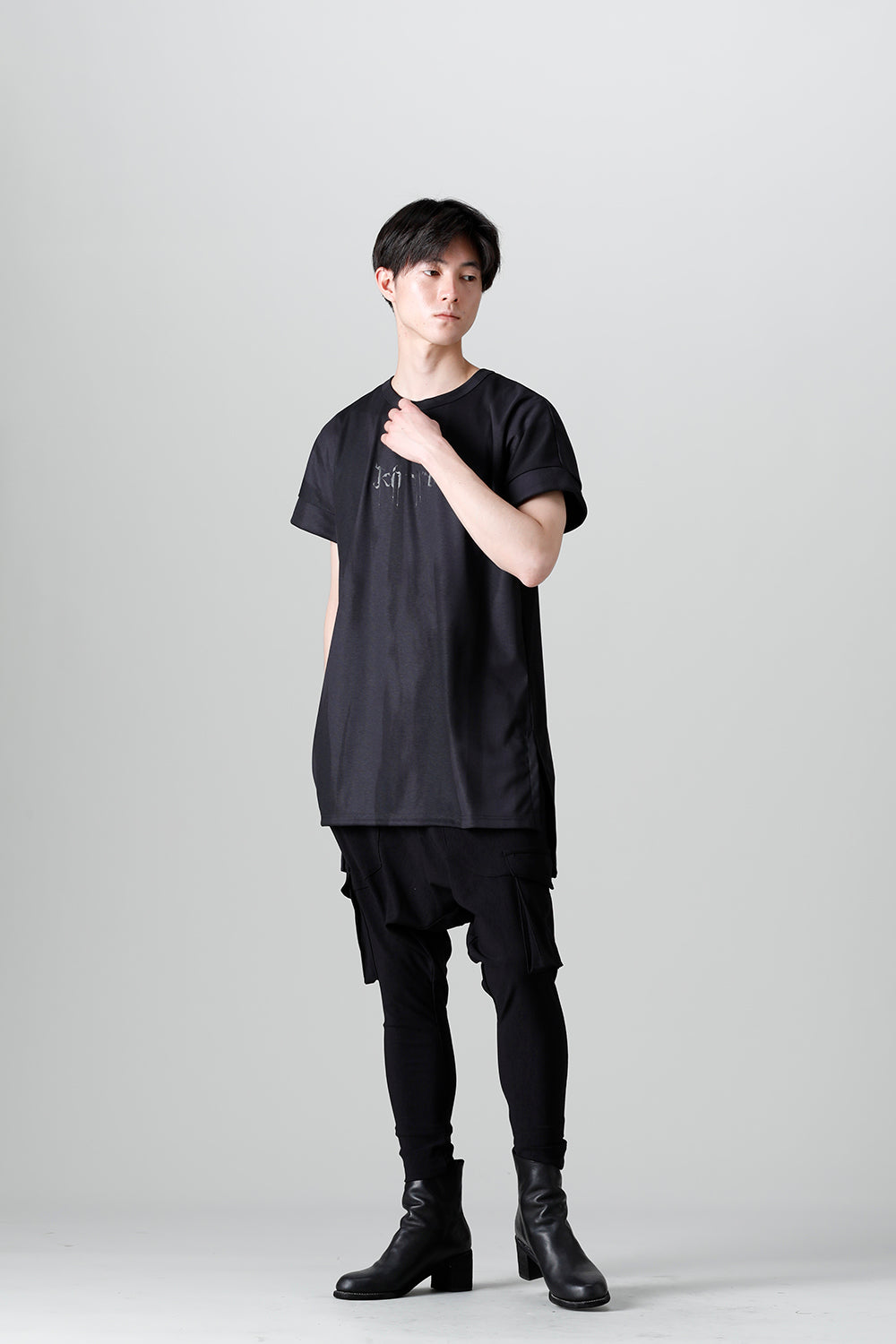 Drop Shoulder T-Shirts Black