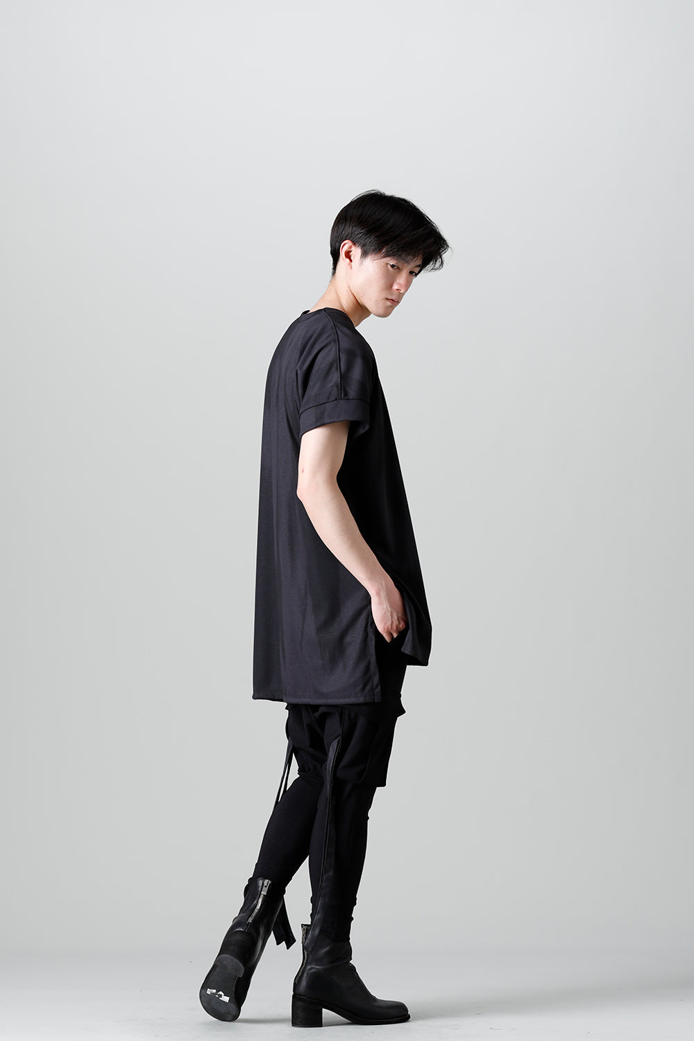 Drop Shoulder T-Shirts Black