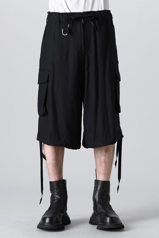 Wide Short Cargo Pants