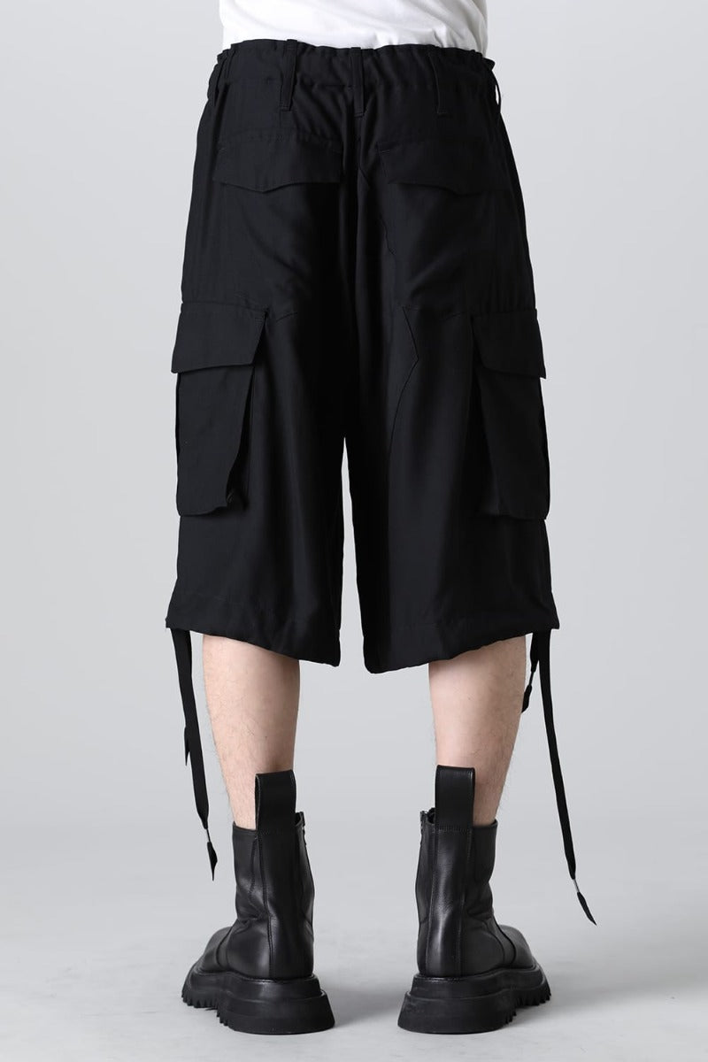 Wide Short Cargo Pants