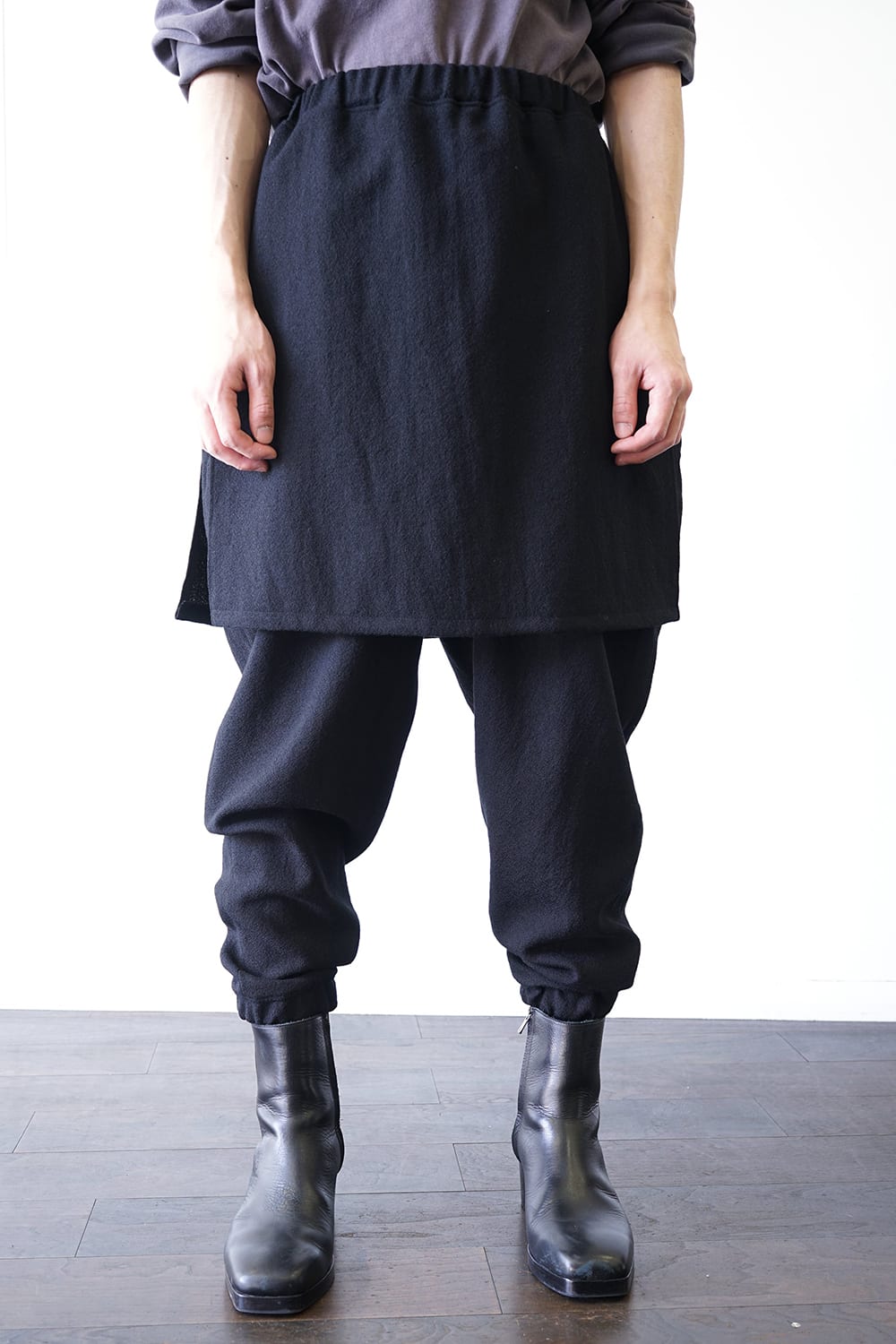 ナズナ パンツ ブラック