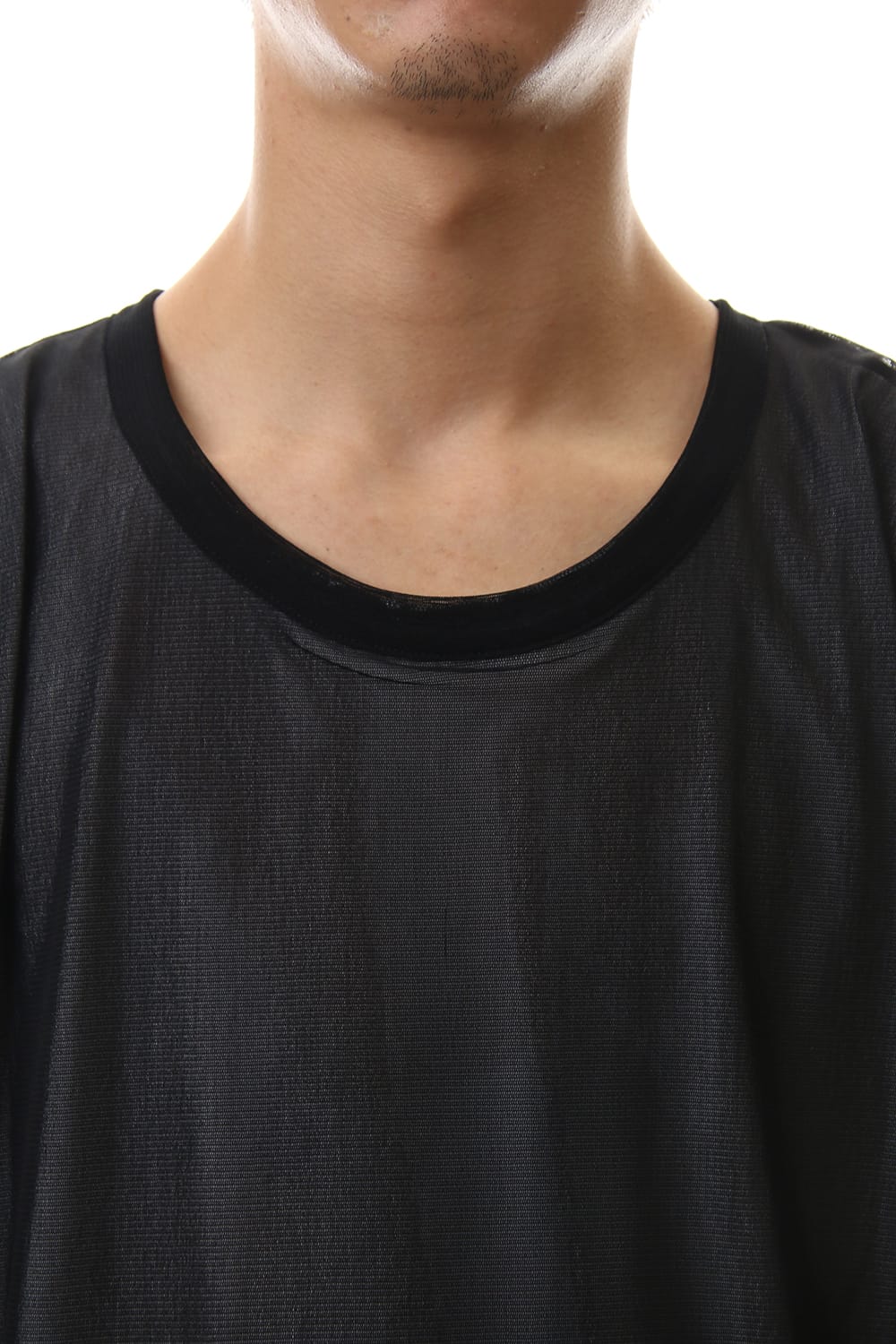 Layered Drop T-Shirts Black x White