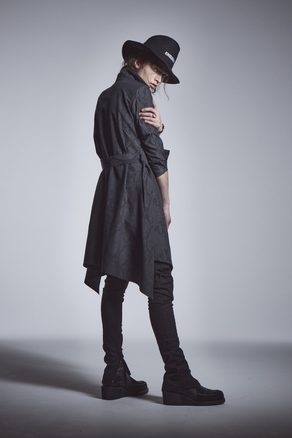 Flaer Long Blouson Black × Gray