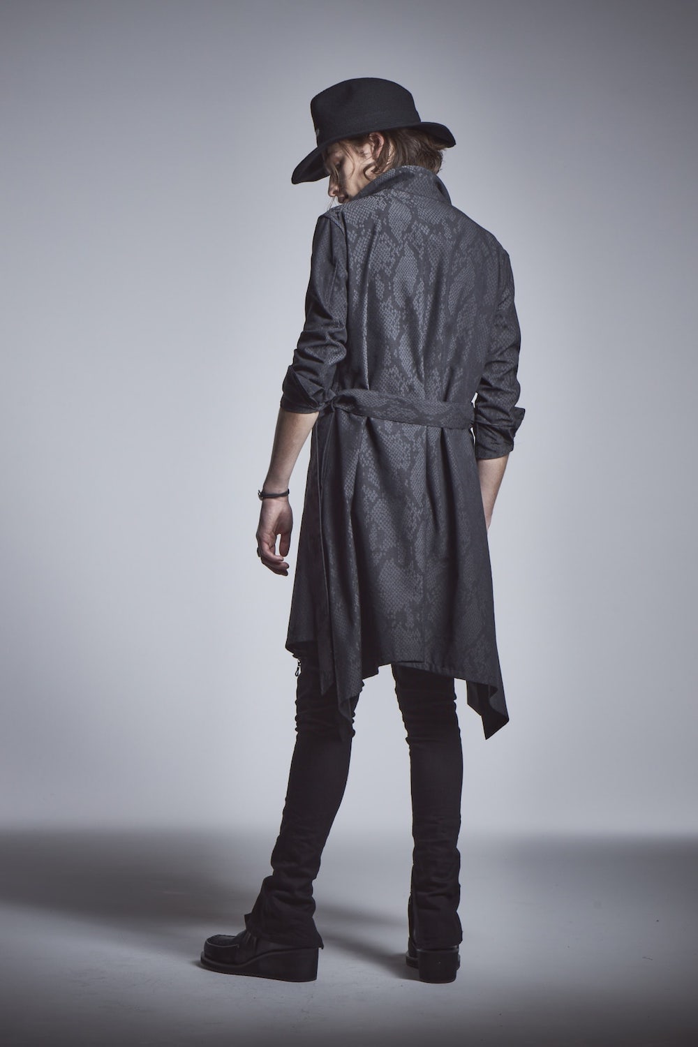 Flaer Long Blouson Black × Gray