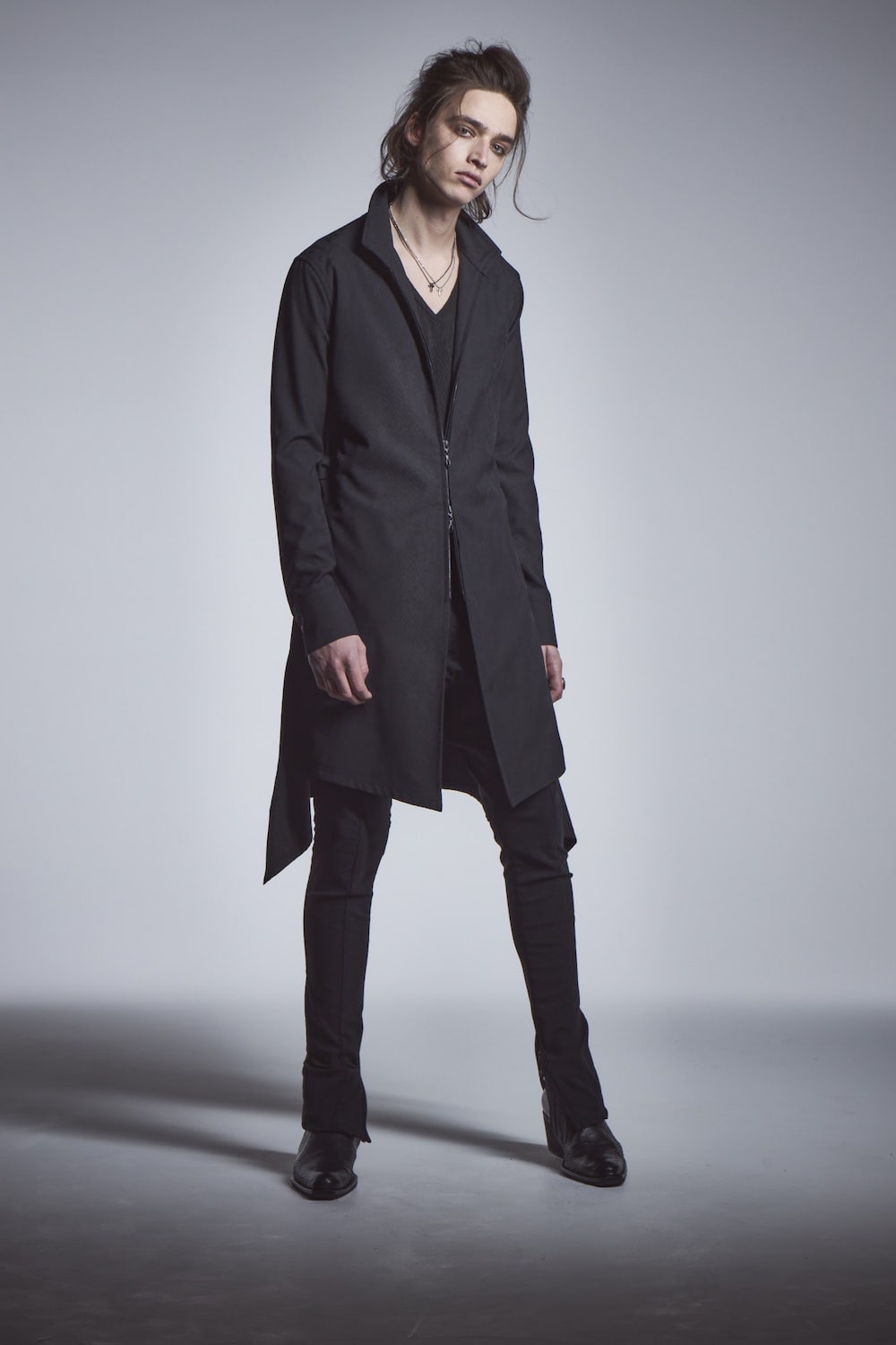 Flaer Long Blouson Black × Black