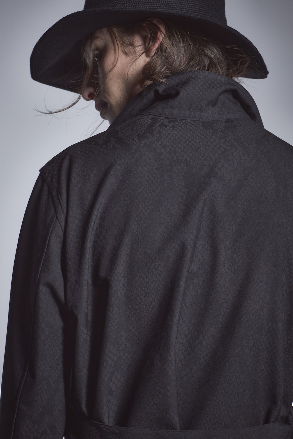 Flaer Long Blouson Black × Gray