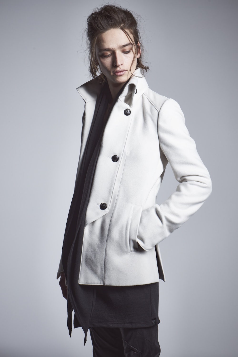 Napoleon Jacket Smoke White