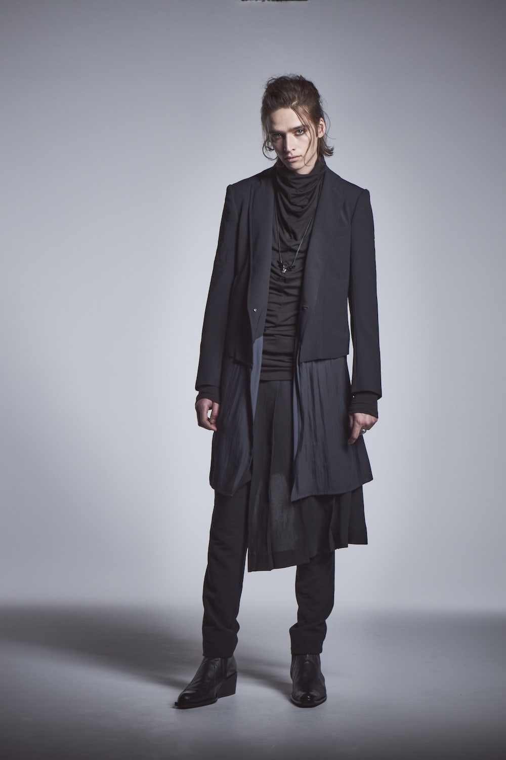 Layered Jacket Black