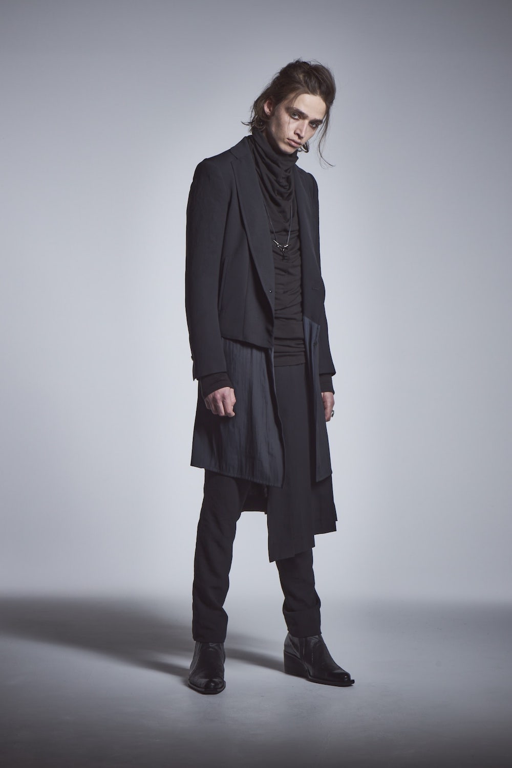 Layered Jacket Black