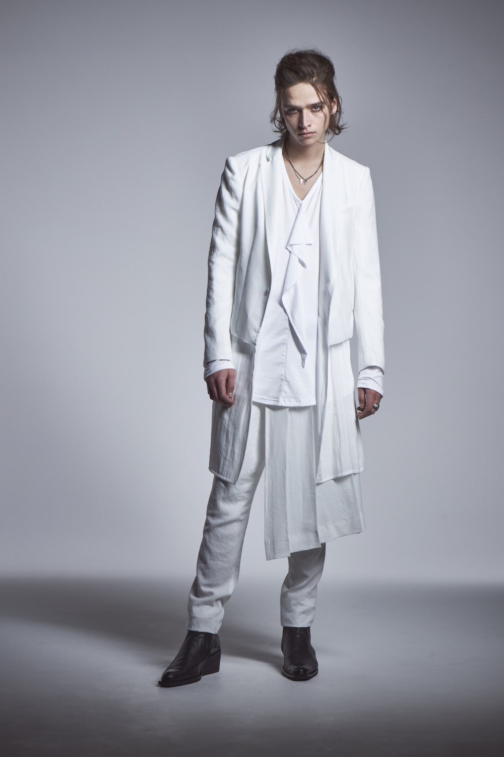 Layered Jacket White