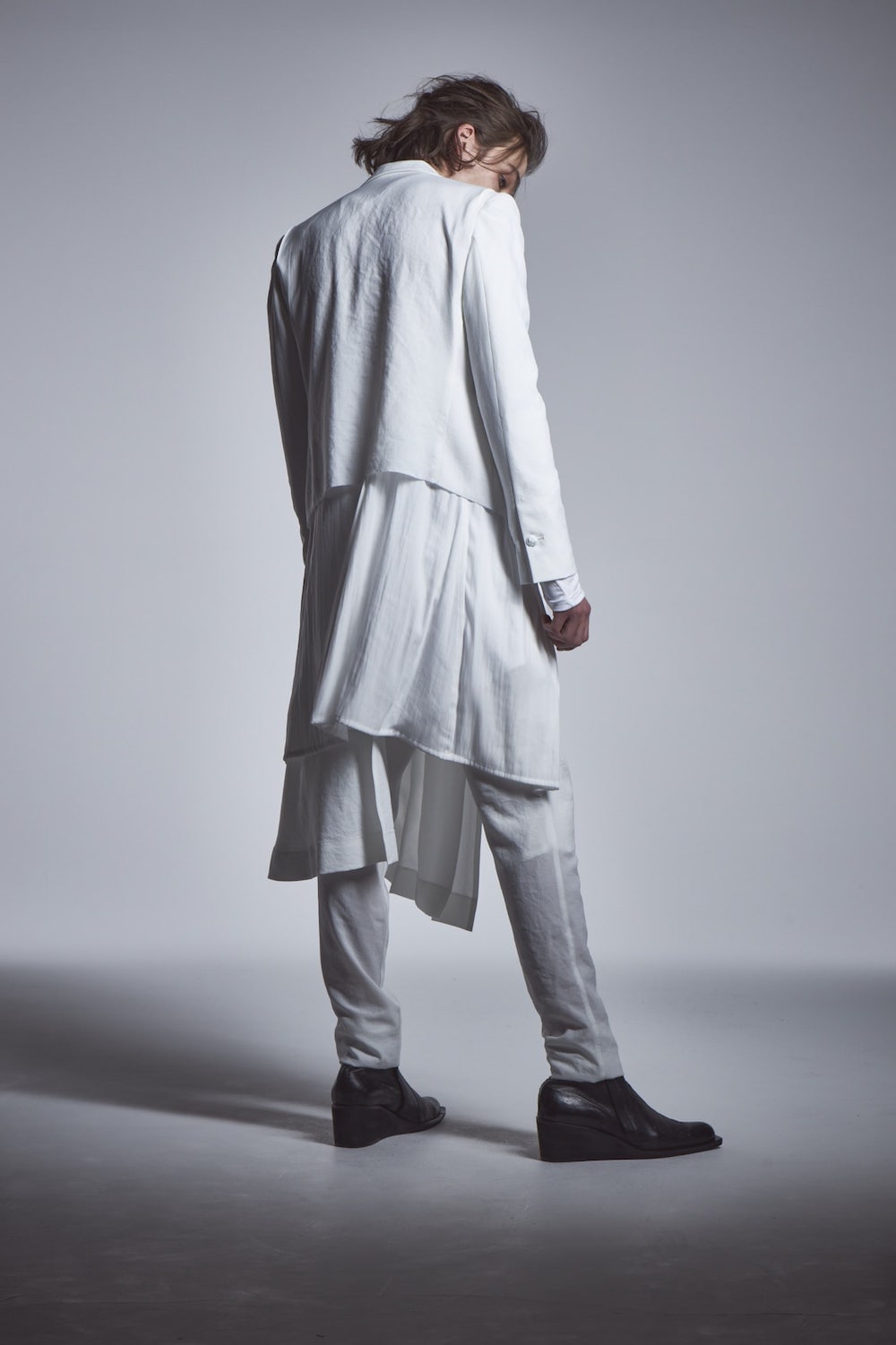 Layered Jacket White