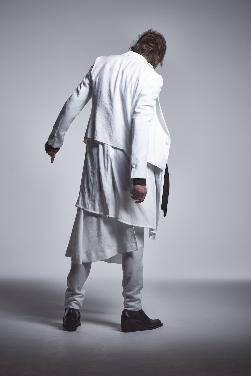 Layered Jacket White