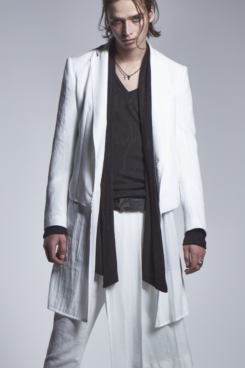 Layered Jacket White