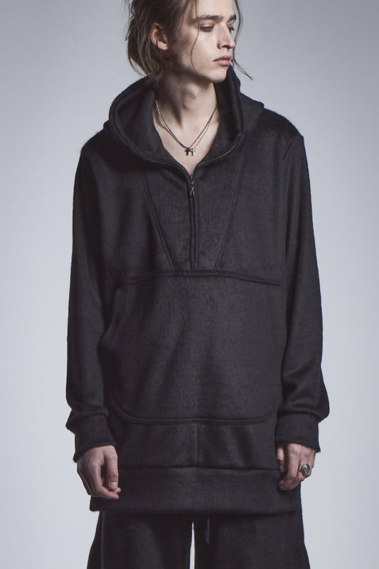 Zip Slit Hoodie