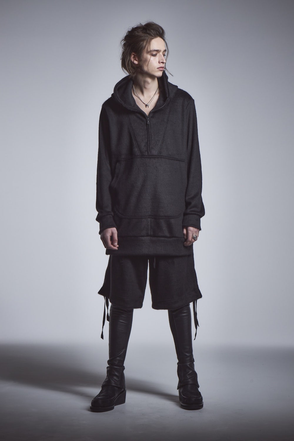 Zip Slit Hoodie