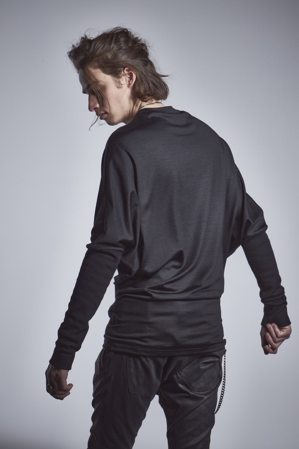 ドルマンニット ブラック