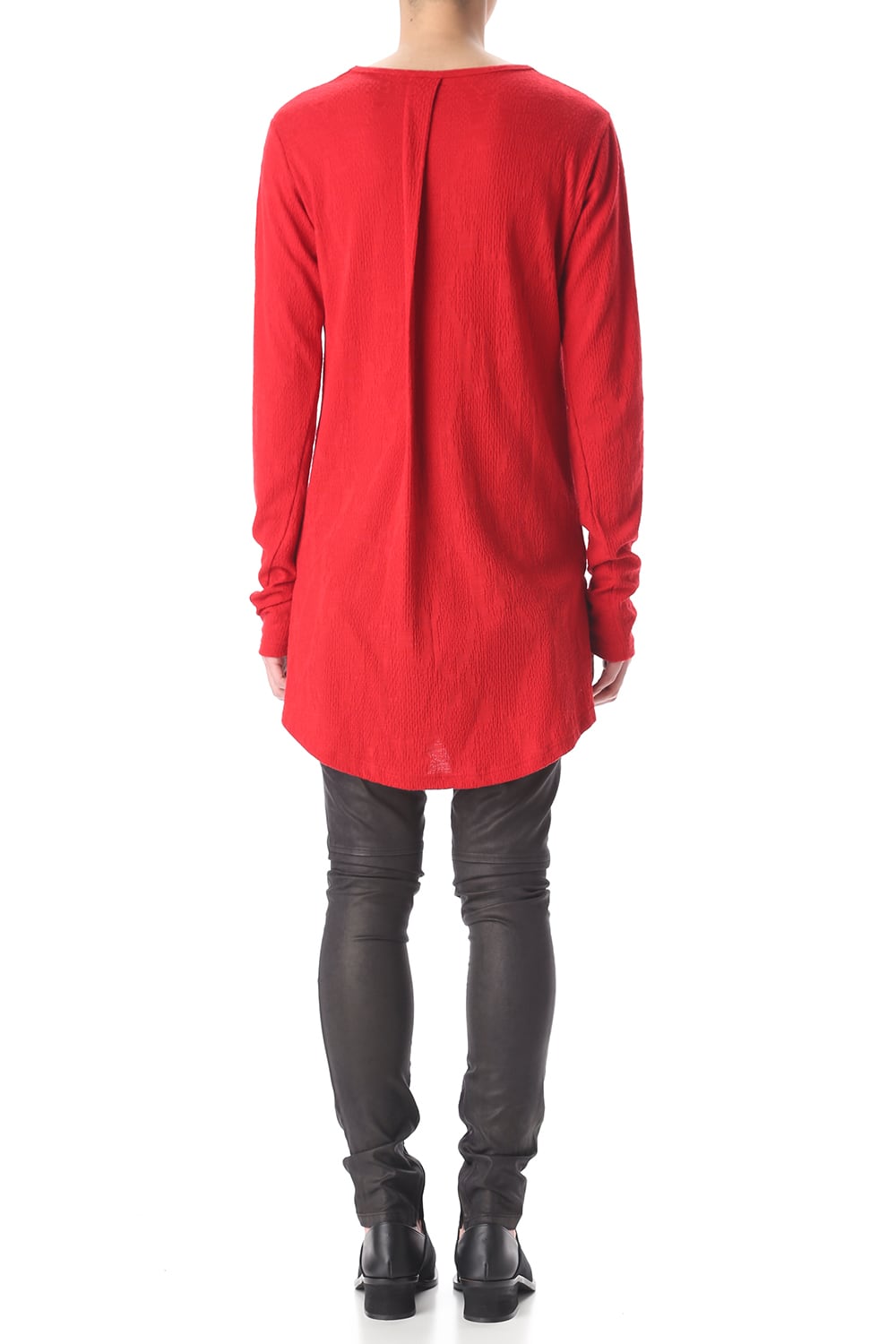 Frill Vneck T-Shirts Red