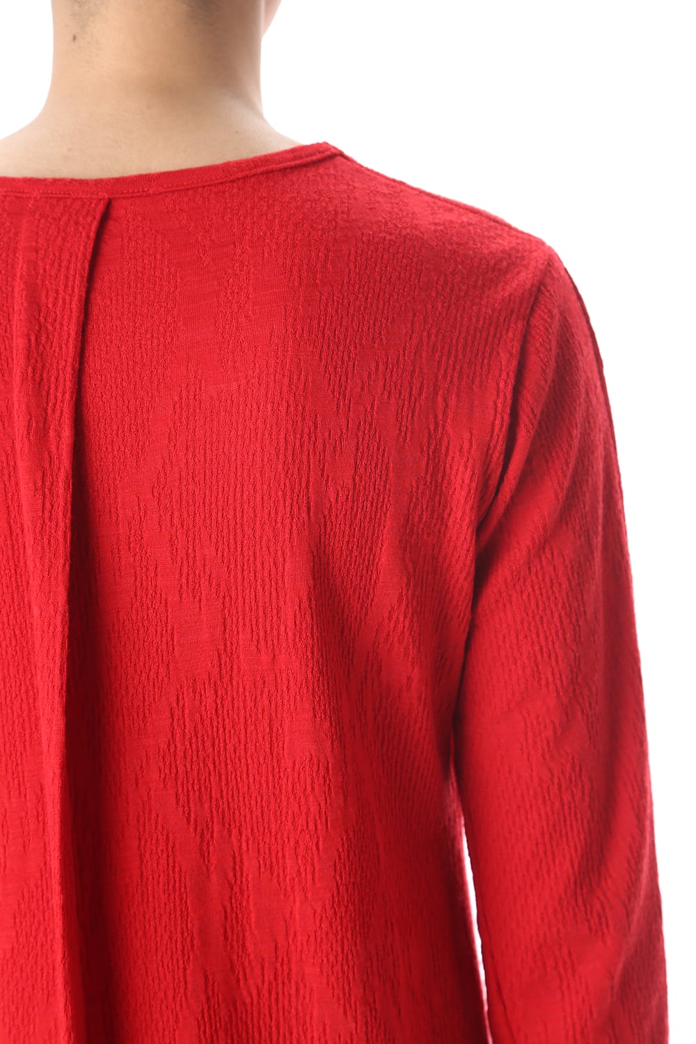 Frill Vneck T-Shirts Red