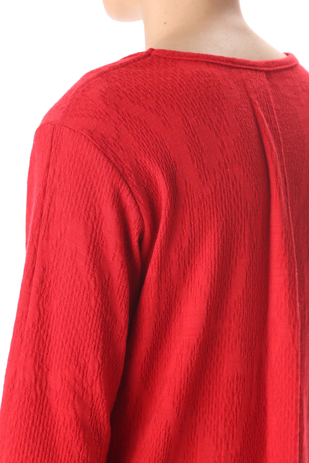 Frill Vneck T-Shirts Red