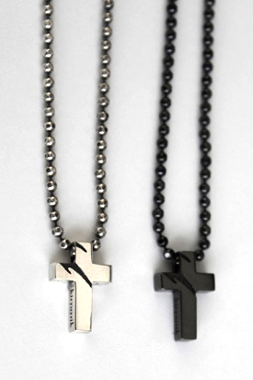 Cross Choker Silver