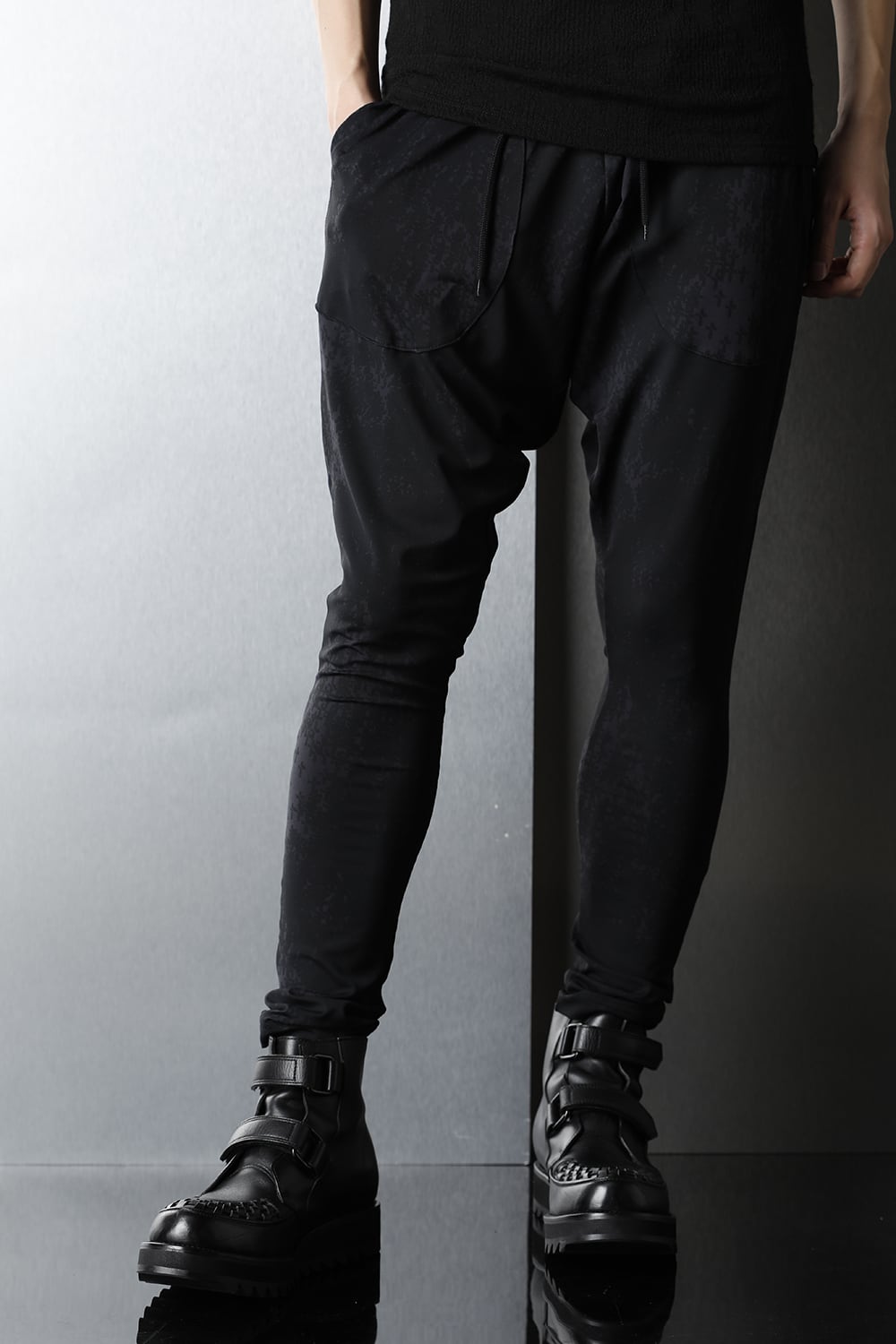Cross Dot Sarrouel Jersey Pants