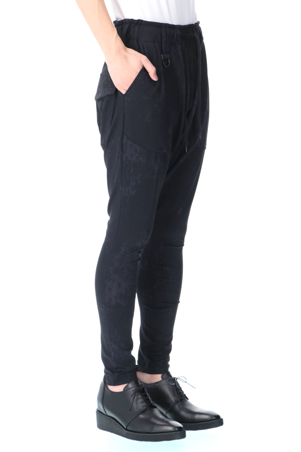 Cross Dot Sarrouel Jersey Pants