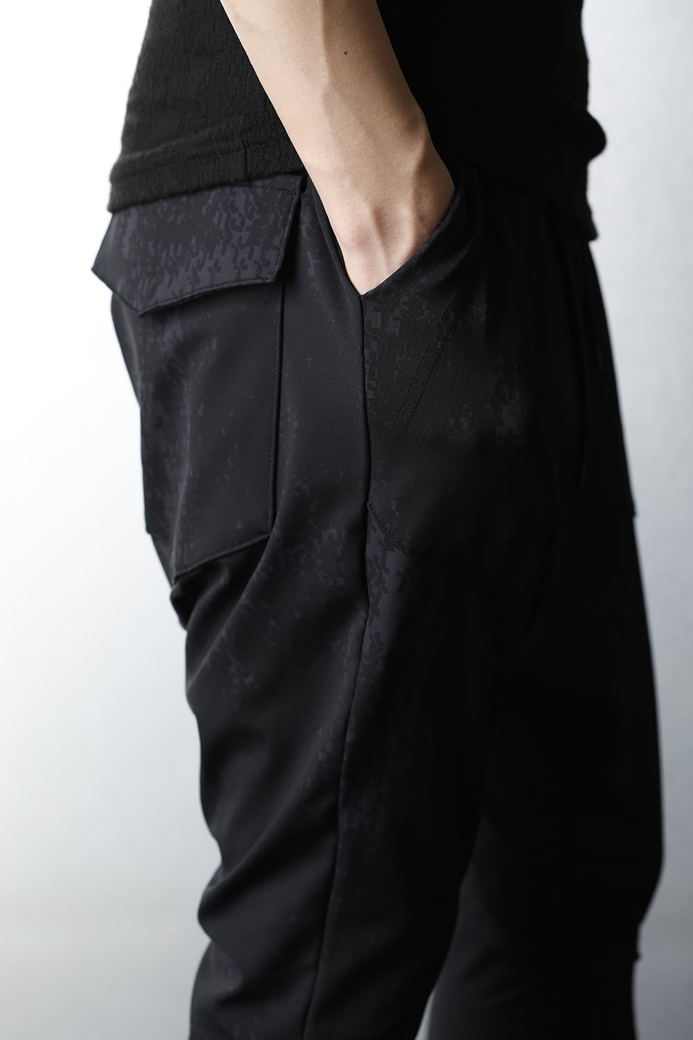 Cross Dot Sarrouel Jersey Pants