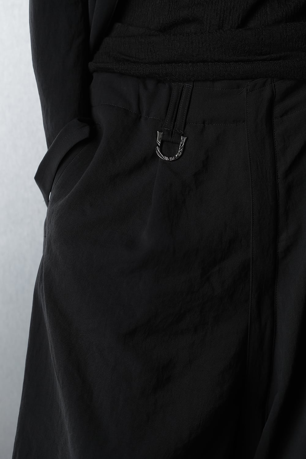 Saruel Loose Pants  Black