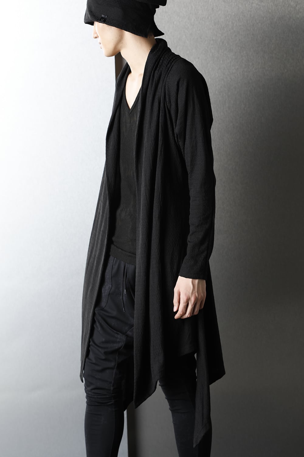 ドルマン フレアー カーディガン