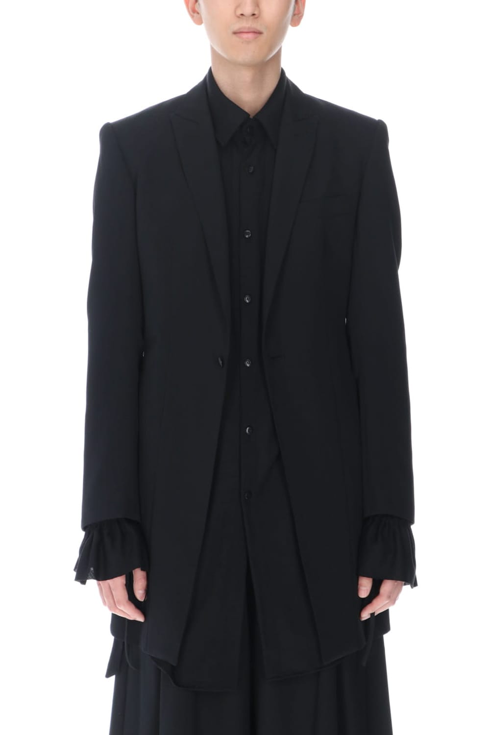 ピークド ロングジャケット