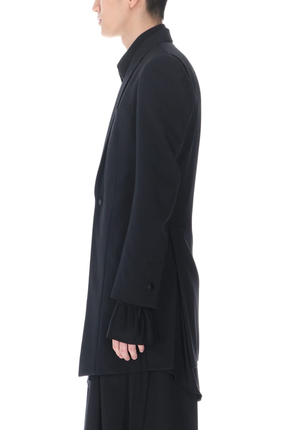 ピークド ロングジャケット