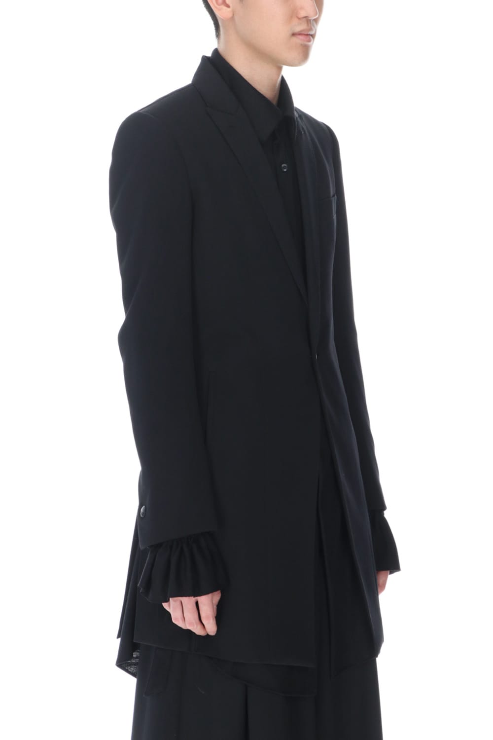 ピークド ロングジャケット