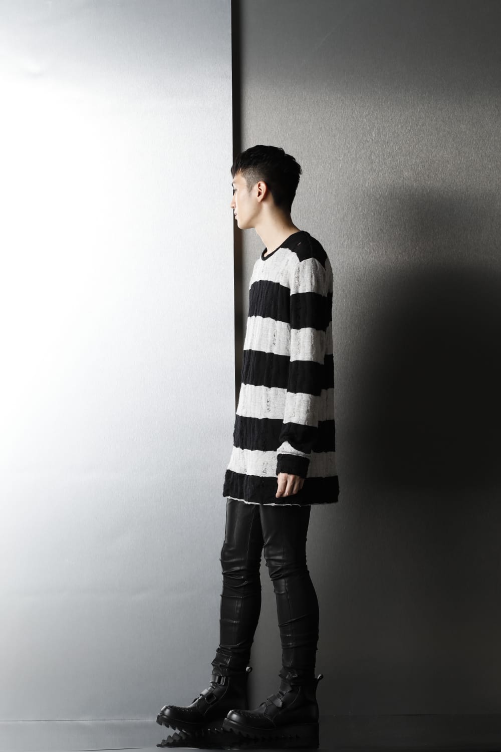 Pullover Black/White