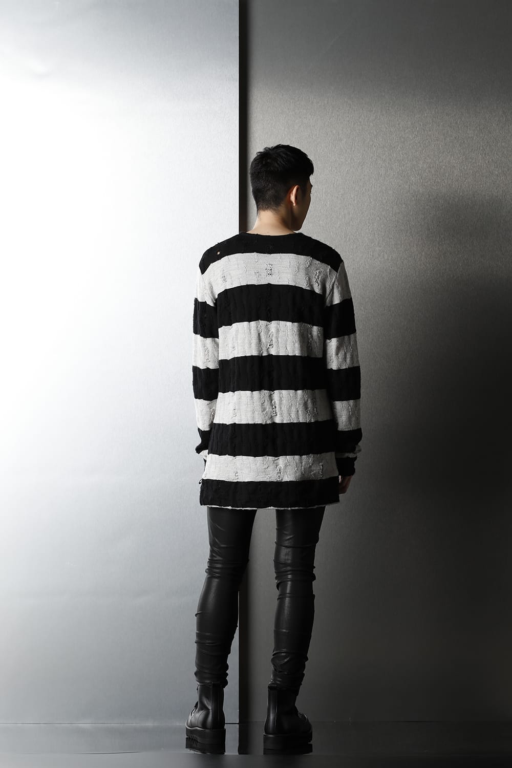 Pullover Black/White