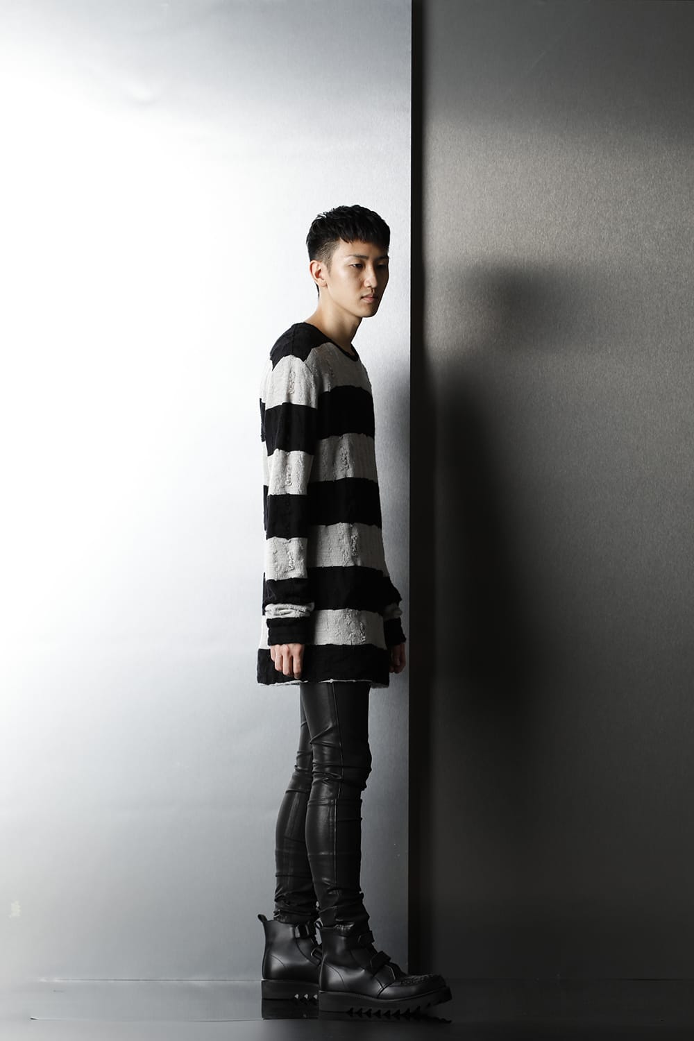 Pullover Black/White