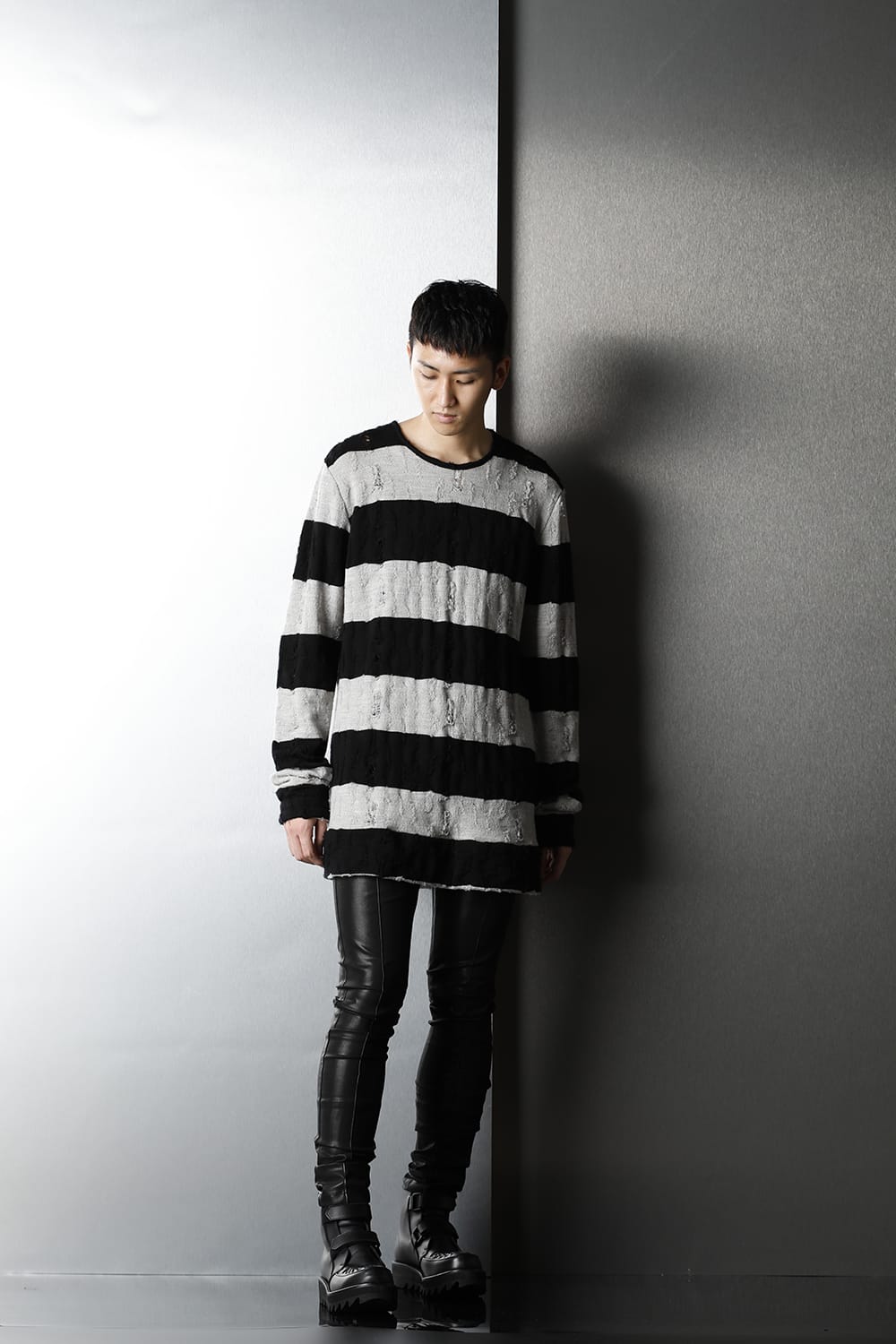 Pullover Black/White