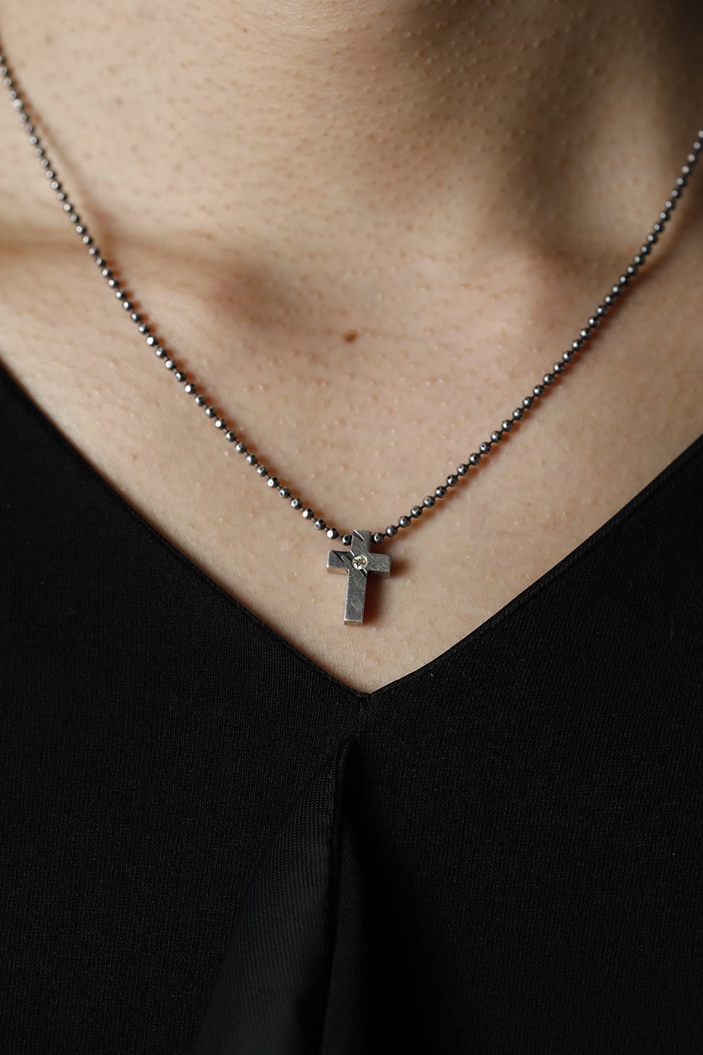Cross Choker ver.1 Silver
