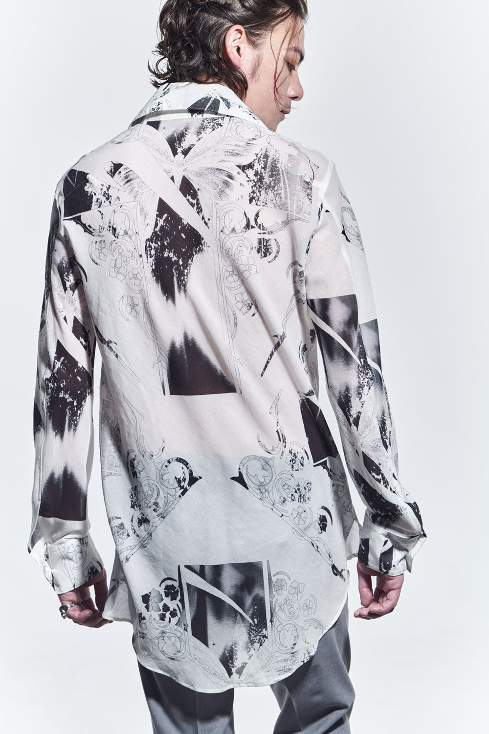 Lace Up Shirts  White