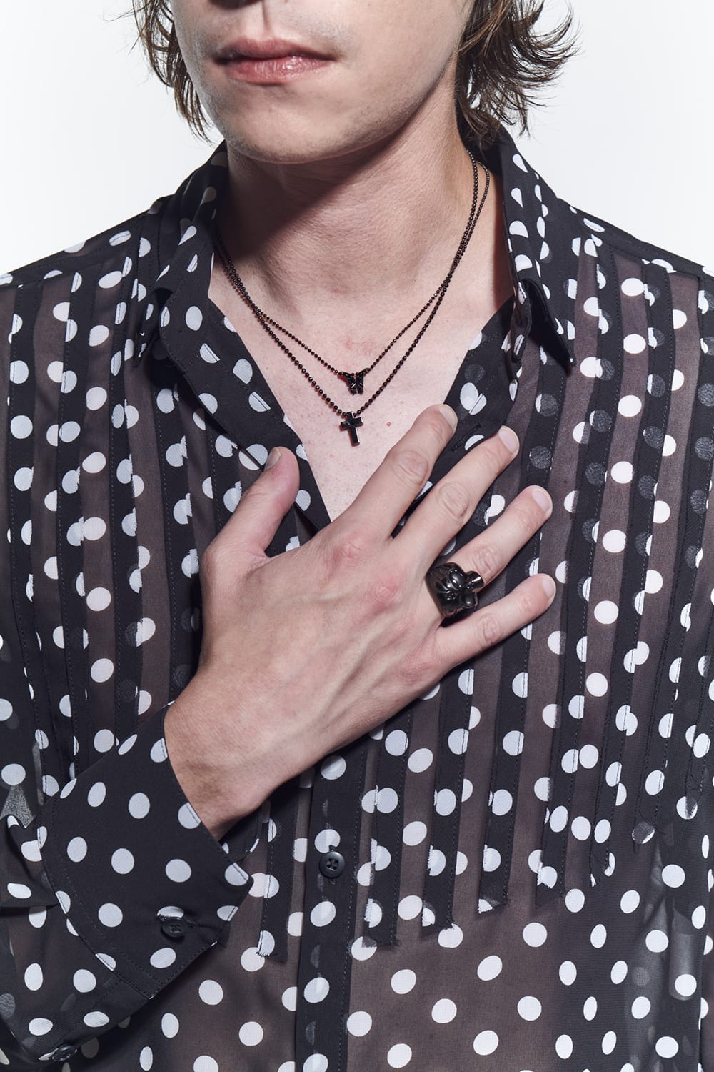 Cut Off Frill Shirts