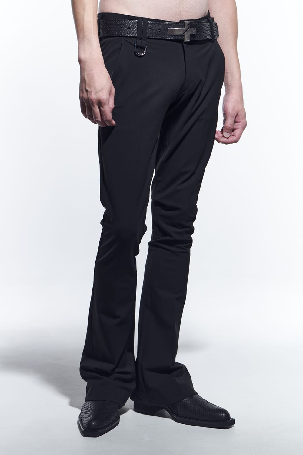 Flare Slacks Black