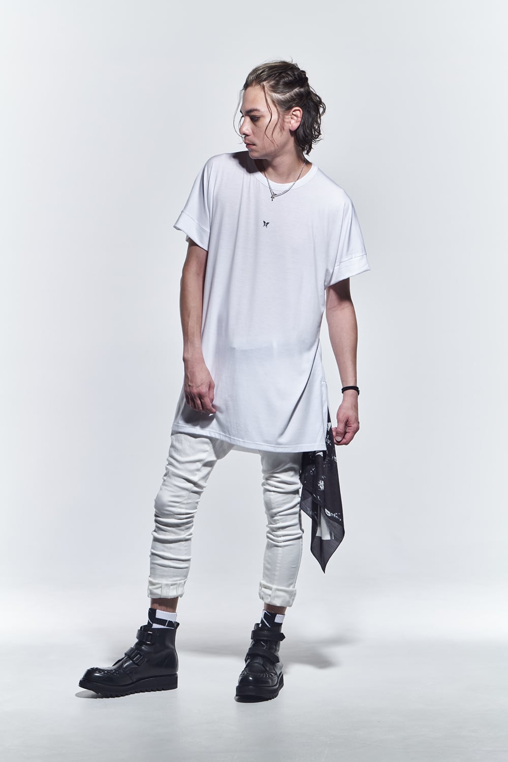 Drop Shoulder T-Shirts White
