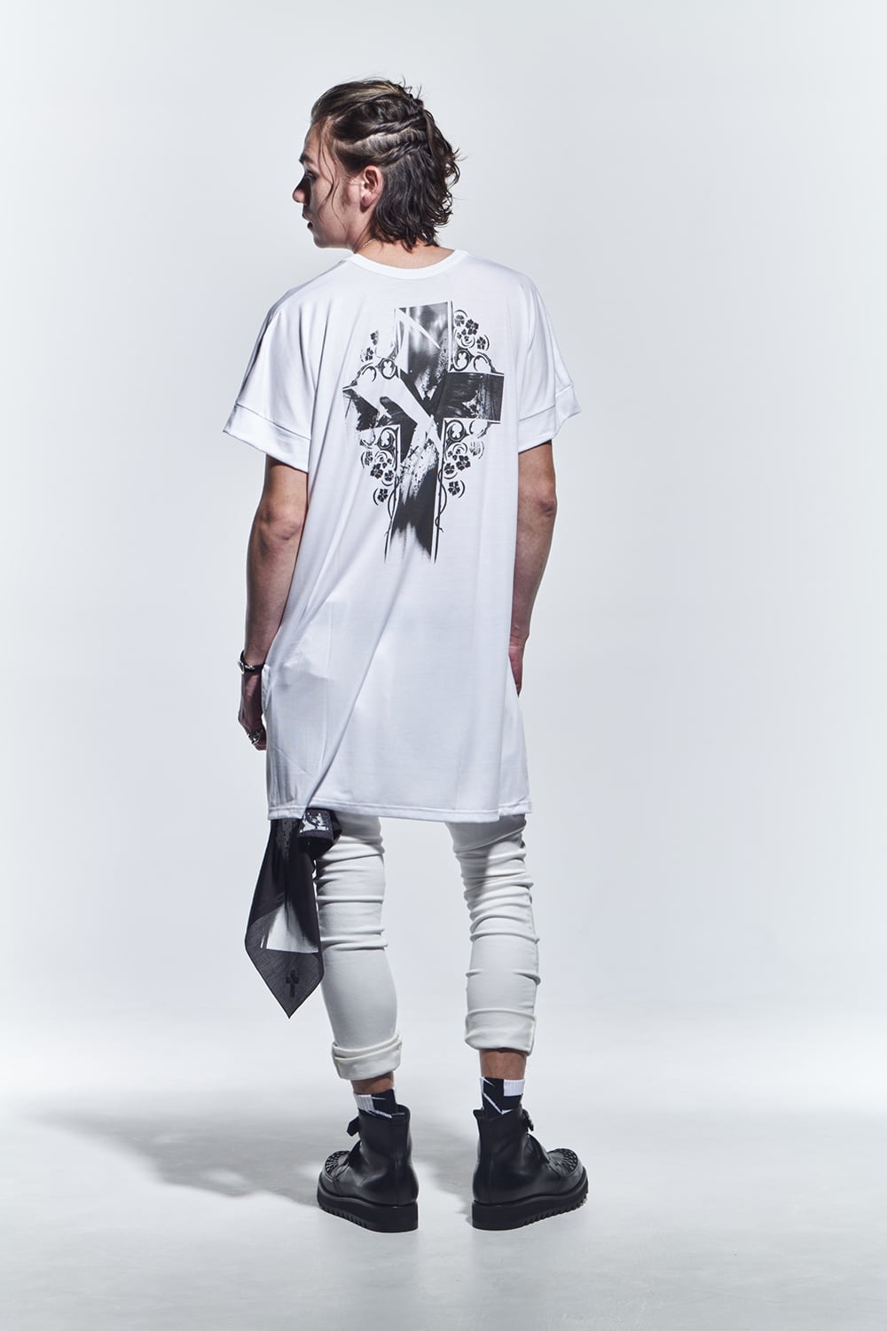 Drop Shoulder T-Shirts White