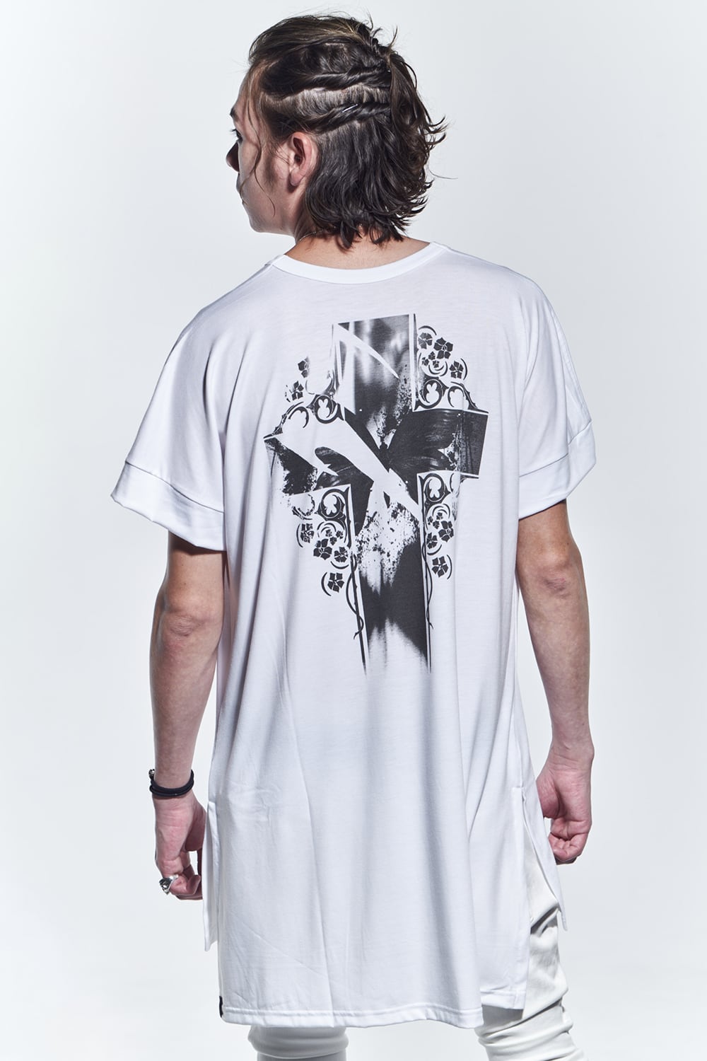 Drop Shoulder T-Shirts White
