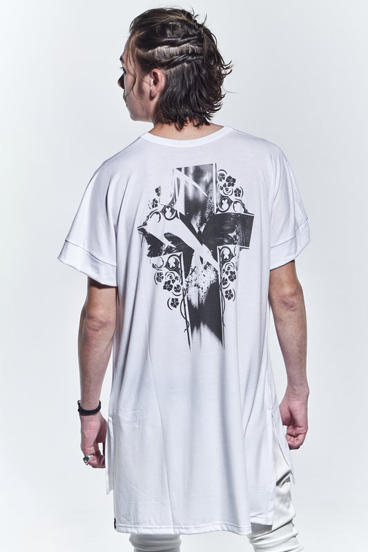 Drop Shoulder T-Shirts White