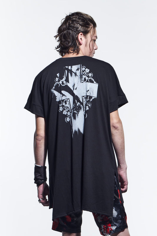 Drop Shoulder T-Shirts Black