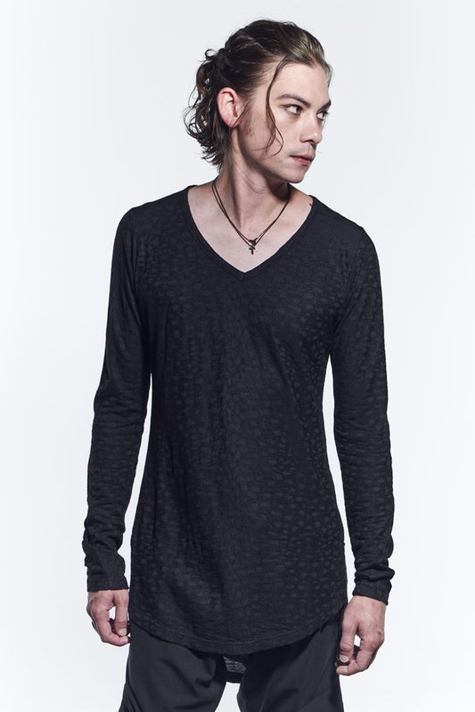 V-Neck Long T-Shirts