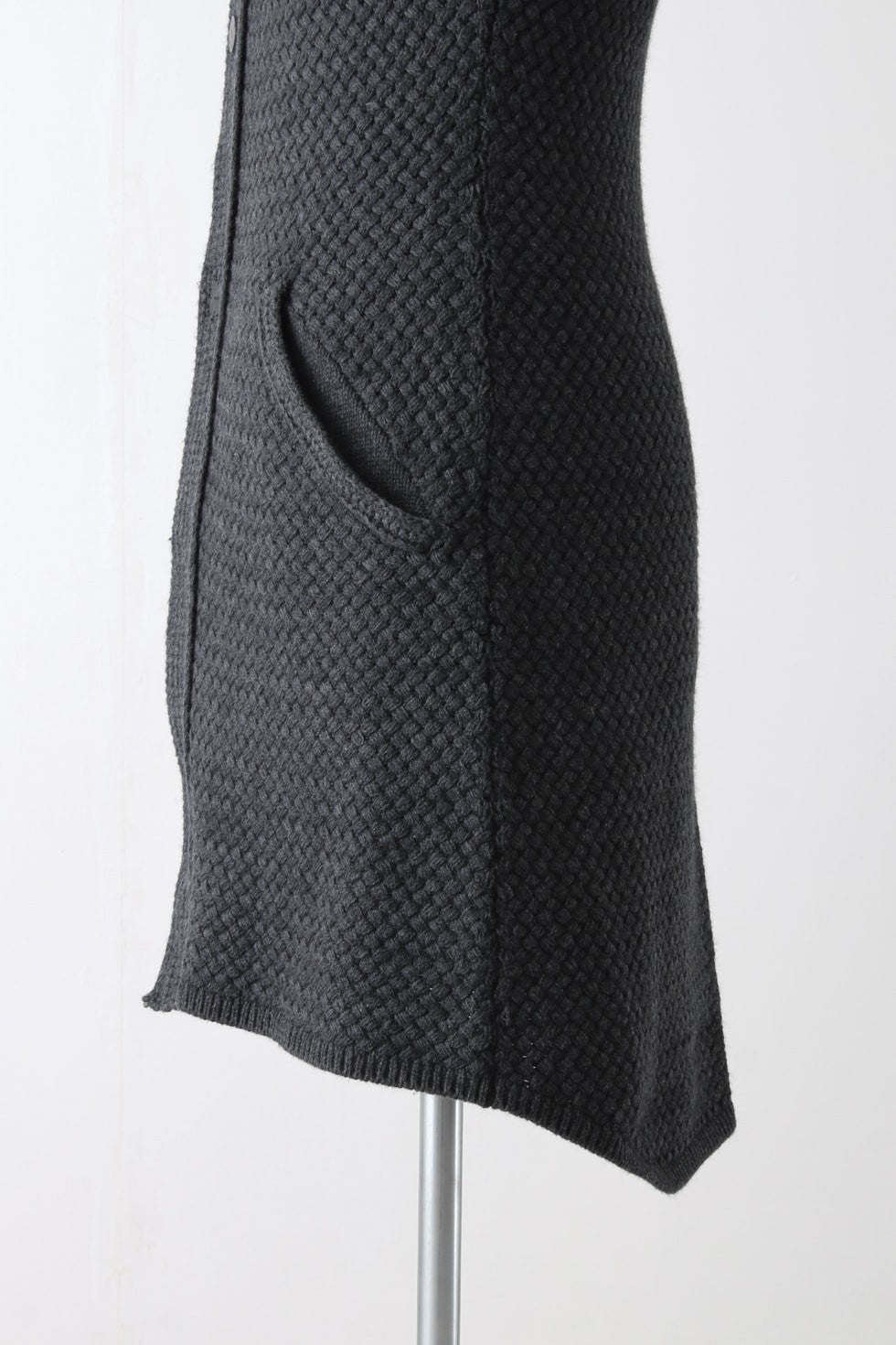 Knit Vest Wool Cotton