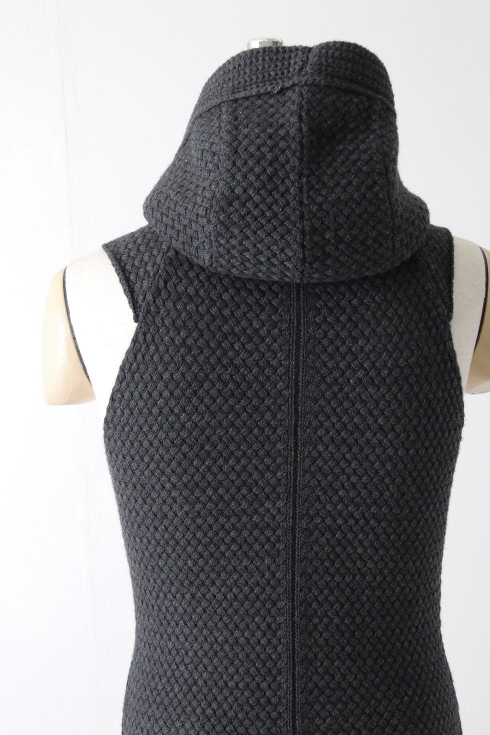 Knit Vest Wool Cotton
