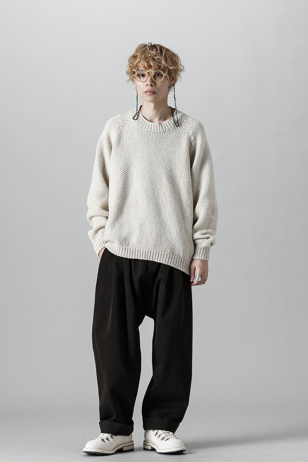 KNIT #52  NATURAL MERICHAN